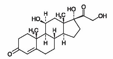 image of chemical structure hydrocortisone