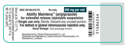 400 mg Vial Label