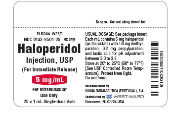 Haloperidol Injection, USP 5 mg/mL Carton Image